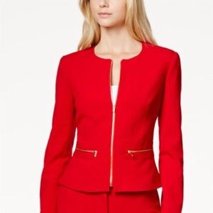 Calvin Klein Zippered Blazer